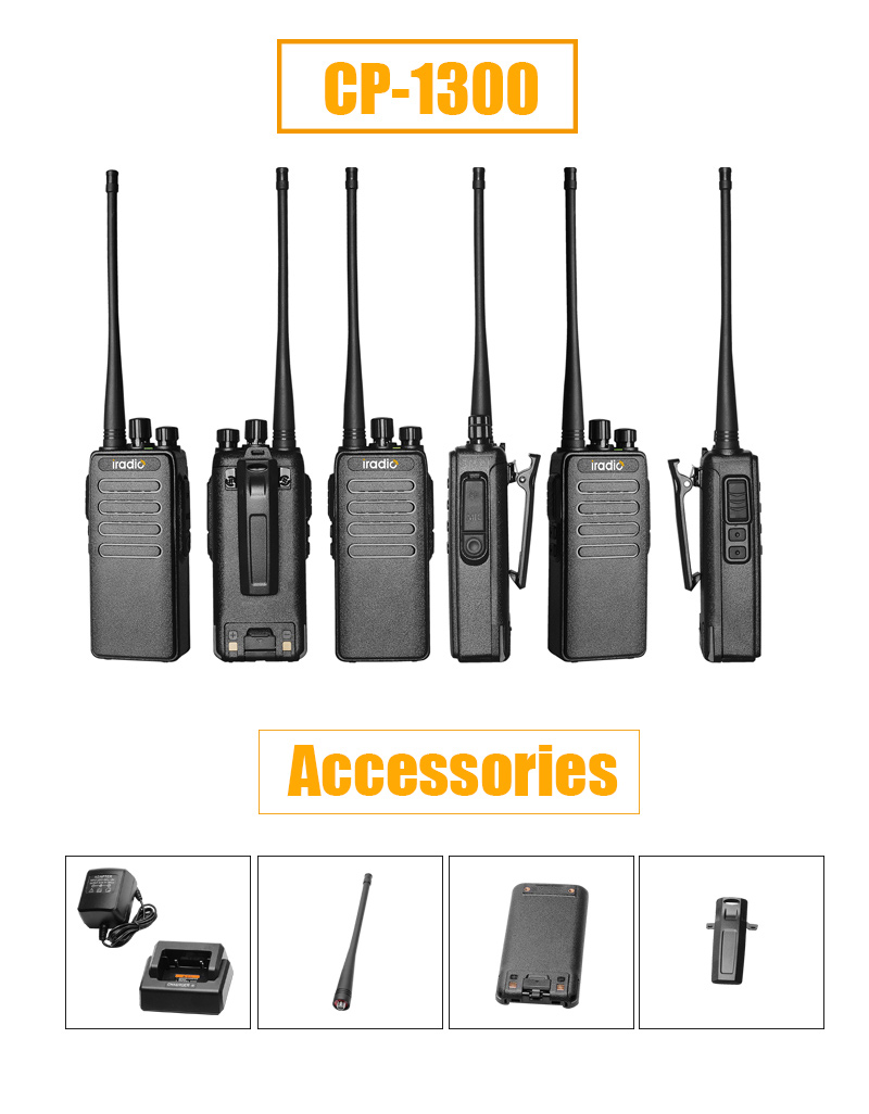 long range vhf uhf portable radio