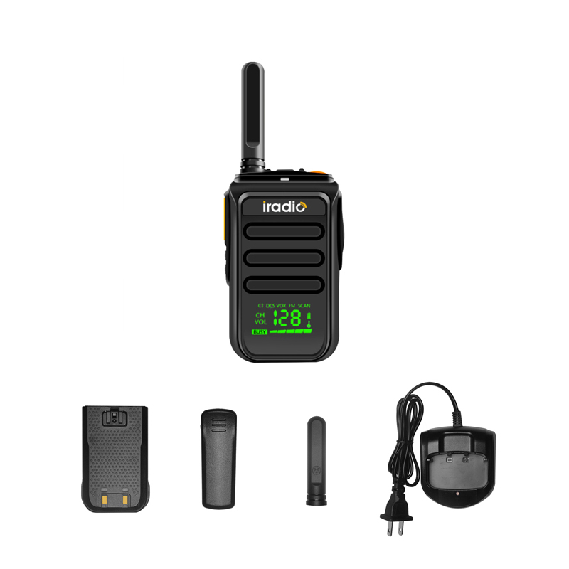 New arrival. F2WRadio new portable radio V68 Plus, hidden display, rechargeable small radio